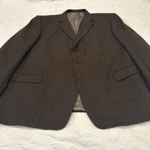 🤎Fratelli Balzzano 100% Wool Sport Coat Size 4XLT🤎